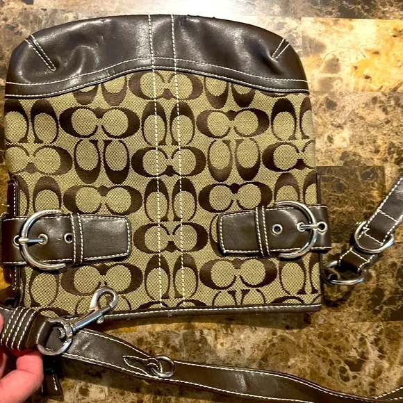 Coach Brown and Tan Women's Bag - Picture 3 of 9